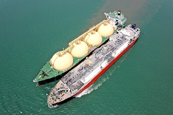 Ship to Ship Transfer — Dora Shipping Company Lebanon